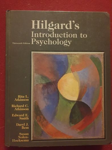 hilgards introduction to psychology  13th editions