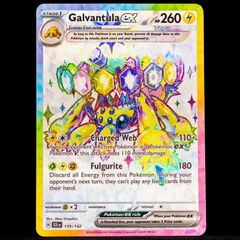 Galvantula EX 159/142 Full Art Ultra Rare Holo S&V Stellar Crown Pokemon Card
