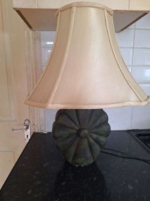 Heavy vintage table lamp