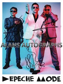Depeche Mode Autographs