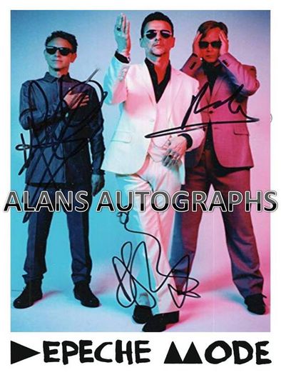 Depeche Mode Autographs