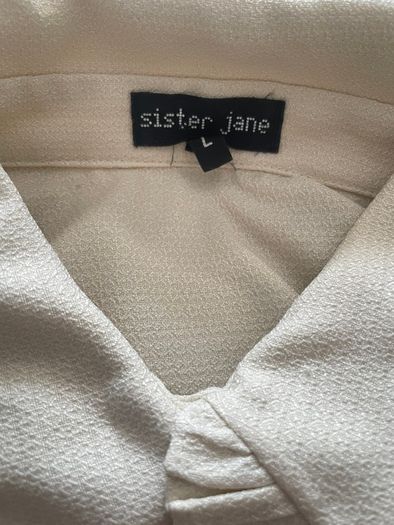Sister Jane Cream Ruffle Blouse - Size L