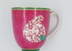 YourtheDish Gift Bird Coffee Mug - Dark Pink
