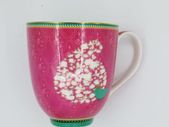 YourtheDish Gift Bird Coffee Mug - Dark Pink