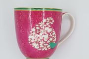 YourtheDish Gift Bird Coffee Mug - Dark Pink