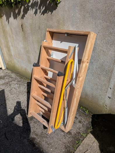 Stira attic door and  stairs