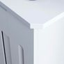 Multiple Sizes/colours Available Elegant Radiator Cover Modern White Image 4