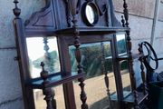 Antique mahogany over mantle piece