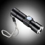 Mini Q5 LED 1000LM USB Rechargeable Zoom Flashlight Flash Torch Lamp Light Walking 3 Modes Image 2