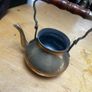vintage brass pot Image 2