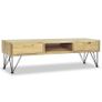 TV Cabinet 120x35x35 cm Solid Teak Image 3