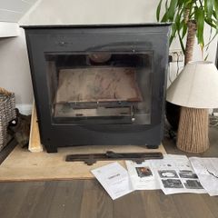 stove back boiler .78 cm wide and 68 cm tall.26 kilowatts stove