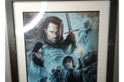 Lord Of The Rings Custom Framed Wall Picture