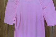 Light Pink Leg of Mutton Short Puff Sleeve Top size 34