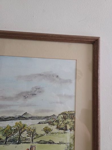 "Dublin Bay from Howth" Watercolour by Michael Walsh - Signed and dated