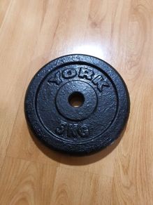 Single 5kg York weight
