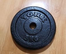 Single 5kg York weight