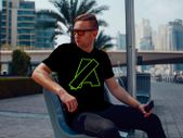 Glow in the dark Armin van buuren and Kiki t-shirt ASOT a state of trance tshirt trance luminous tee top shirt for music festival asot merch
