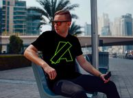 main image for ad Glow in the dark Armin van buuren and Kiki t-shirt ASOT a state of trance tshirt trance luminous tee top shirt for music festival asot merch