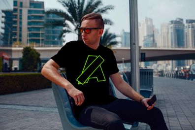 Glow in the dark Armin van buuren and Kiki t-shirt ASOT a state of trance tshirt trance luminous tee top shirt for music festival asot merch