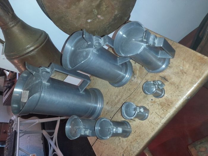 Graduated Pewter Measures 7