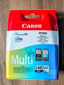 Canon 540 and 541 printer ink pack