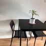 IKEA table and two chairs Image 2