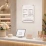 Personalized Acrylic Price List Sign Custom Logo & Menu for Salons Studios Image 4