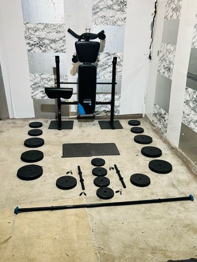 Multi Function Weight Bench Weights Barbell Dumbbells