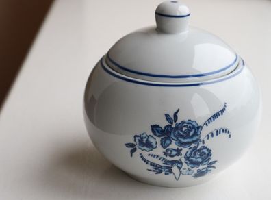 White Porcelain Sugar Bowl