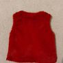 Disney Minnie Mouse red faux Fur Gilet jacket Image 7
