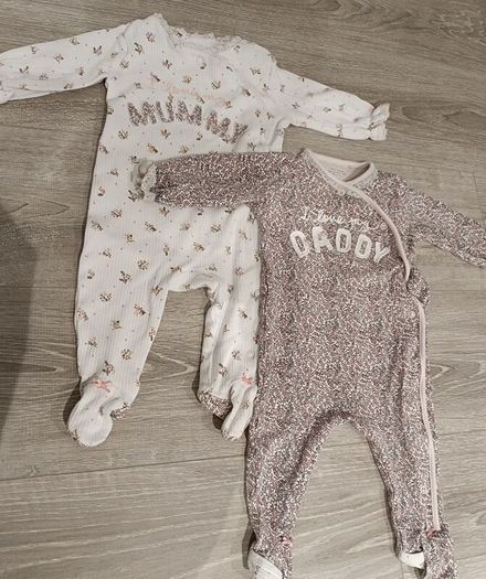 Baby Girl NEXT 3-6 Months sleepsuits (3-6M)