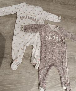 Baby Girl NEXT 3-6 Months sleepsuits (3-6M)