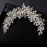 New Crystal Rhinestone Bridal Wedding Headband Tiara Image 3