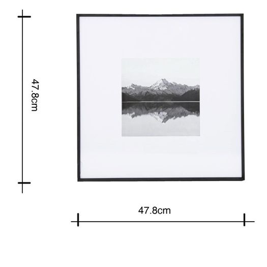 NEW set of 4x Black Frames 48x48 cm