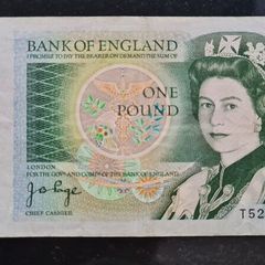 1978 Bank of England 1 ONE POUND (T52) Banknote