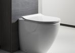 Clearance: Svelete Back to wall pan white