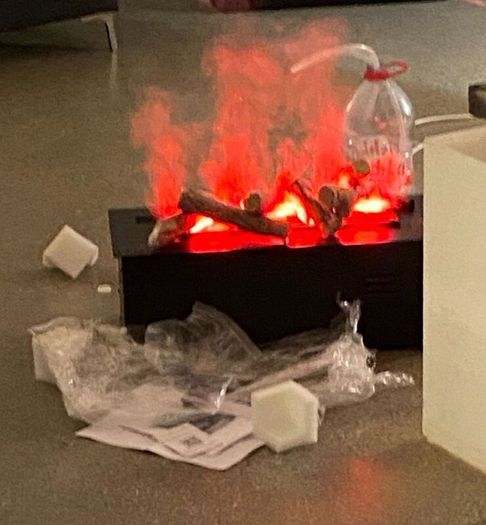 Efinity Fire Vapour Fireplace - 60cm - Black