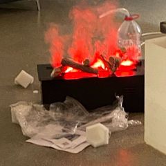 Efinity Fire Vapour Fireplace - 60cm - Black