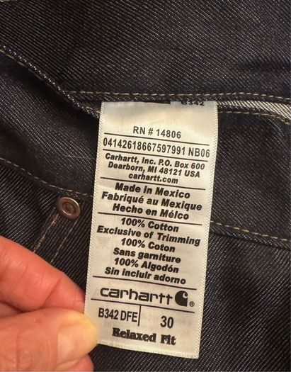 Carhartt Mens Denim Shorts