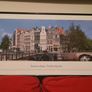 A beautiful black framed panoramic photo of Amsterdam Image 4