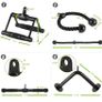 Cable Attachments for Home Gym, LAT Pulldown Equipment, Weight Machine Accessories, Straight Pull Down Bar, V Bar, Tricep Rope, Revolving Row Handle, Stirrup Handle (FREE POSTAGE) Image 3