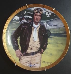 Franklin Mint Limited Edition John Wayne Decorative Plate