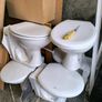 Bathroom, toilets & sinks with marble tops Image 2