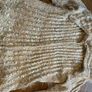 Vintage Blarney Woollen Mills Made in Ireland Novelty Yarn Cardigan Textured Tie Knit Image 9