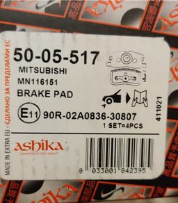 Mitsubishi Brake Pad 50-05-517 Front