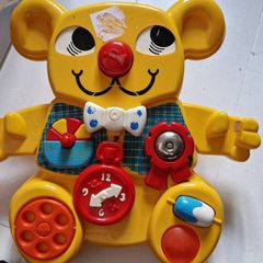 1982 Vintage Matchbox Yellow Bear Cot Toy