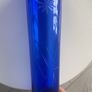 Vintage Cobalt Blue Tall Glass Vase Image 2
