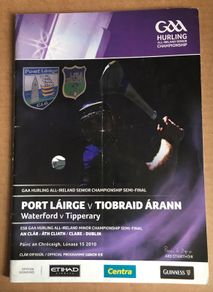 15th August 2010. GAA (Hurling) Programme. Waterford V Tipperary @ Croke Park. GAAA Hurling All-Ireland Senior Championship Semi-Finals.