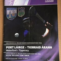 15th August 2010. GAA (Hurling) Programme. Waterford V Tipperary @ Croke Park. GAAA Hurling All-Ireland Senior Championship Semi-Finals.